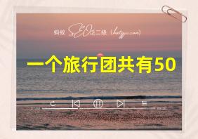 一个旅行团共有50