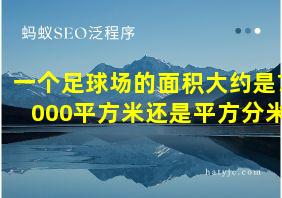 一个足球场的面积大约是7000平方米还是平方分米