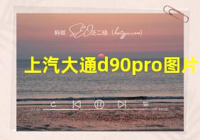 上汽大通d90pro图片