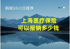 上海医疗保险可以报销多少钱