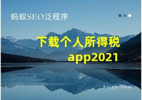 下载个人所得税app2021