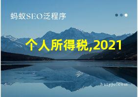 个人所得税,2021