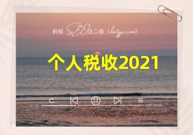 个人税收2021