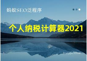 个人纳税计算器2021