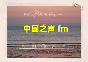 中国之声 fm