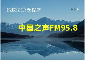 中国之声FM95.8