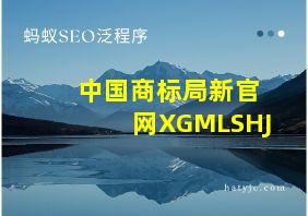 中国商标局新官网XGMLSHJ