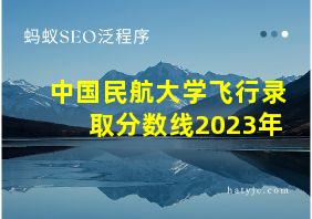 中国民航大学飞行录取分数线2023年