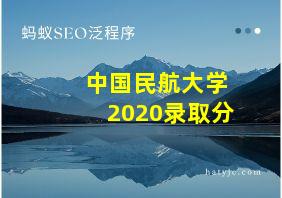 中国民航大学2020录取分