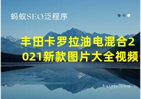 丰田卡罗拉油电混合2021新款图片大全视频