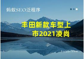 丰田新款车型上市2021凌尚