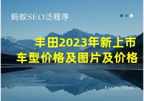 丰田2023年新上市车型价格及图片及价格