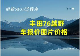 丰田76越野车报价图片价格