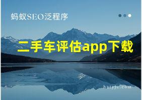 二手车评估app下载