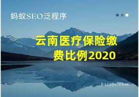 云南医疗保险缴费比例2020