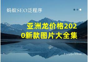 亚洲龙价格2020新款图片大全集