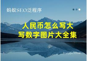 人民币怎么写大写数字图片大全集