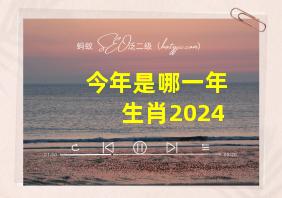 今年是哪一年生肖2024