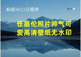 任嘉伦照片帅气可爱高清壁纸无水印