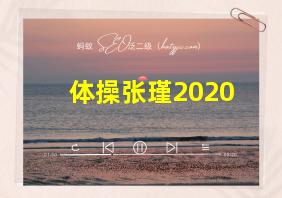 体操张瑾2020