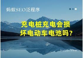 充电桩充电会损坏电动车电池吗?