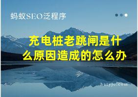 充电桩老跳闸是什么原因造成的怎么办