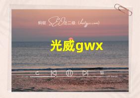 光威gwx