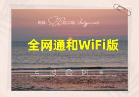 全网通和WiFi版