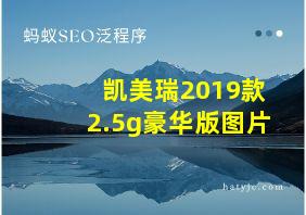 凯美瑞2019款2.5g豪华版图片