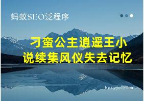 刁蛮公主逍遥王小说续集风仪失去记忆