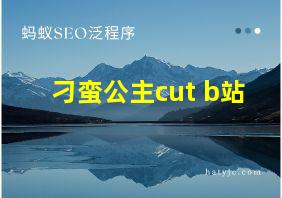 刁蛮公主cut b站