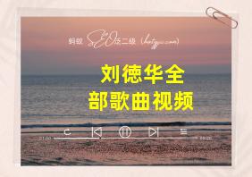 刘徳华全部歌曲视频