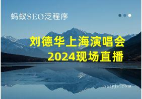 刘德华上海演唱会2024现场直播