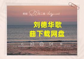 刘德华歌曲下载网盘