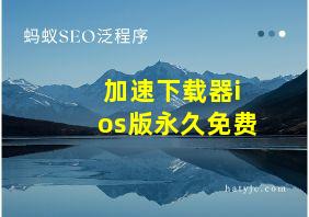 加速下载器ios版永久免费