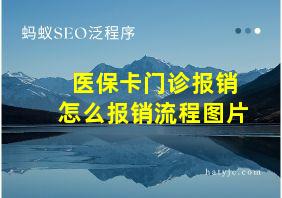 医保卡门诊报销怎么报销流程图片