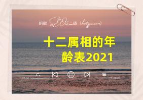 十二属相的年龄表2021