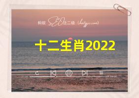 十二生肖2022