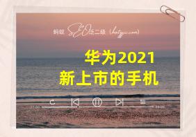 华为2021新上市的手机