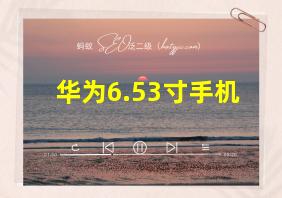 华为6.53寸手机