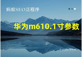 华为m610.1寸参数