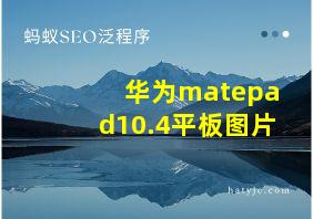 华为matepad10.4平板图片