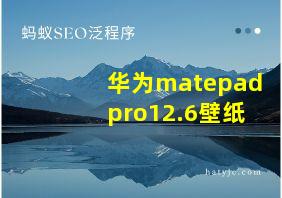 华为matepadpro12.6壁纸