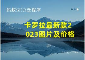 卡罗拉最新款2023图片及价格