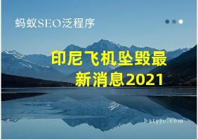 印尼飞机坠毁最新消息2021