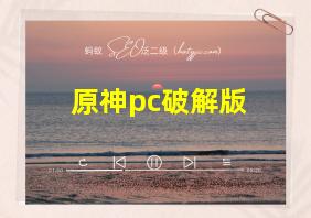 原神pc破解版