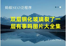 双层钢化玻璃裂了一层有事吗图片大全集