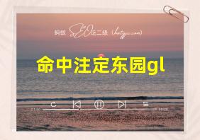 命中注定东园gl