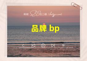 品牌 bp