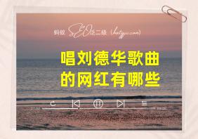 唱刘德华歌曲的网红有哪些